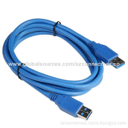 Super Speed USB3.0 AM to AM Cable with Plug-and-play Function